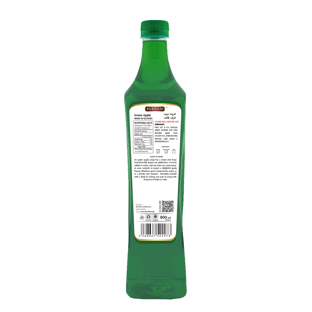 C-zun ProMix Green Apple Syrup